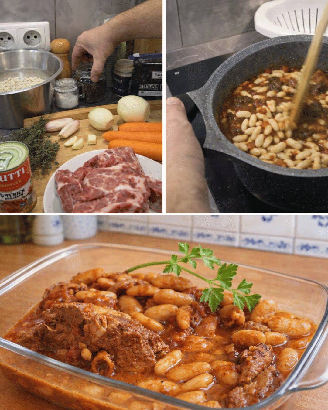 Ragoût d’Agneau aux Haricots à l’Ail