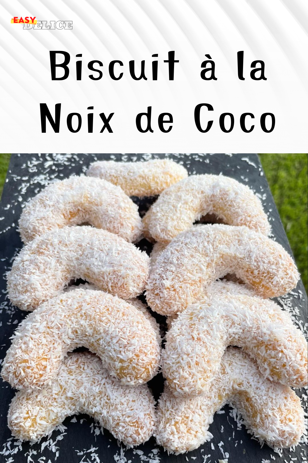 Mon biscuit préférée à la noix de coco