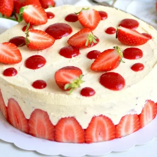 Fraisier à la crème recette facile