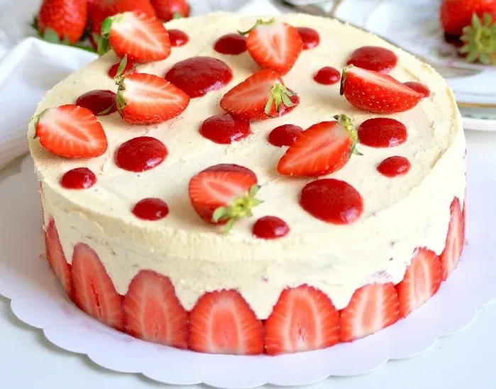 Fraisier à la crème recette facile