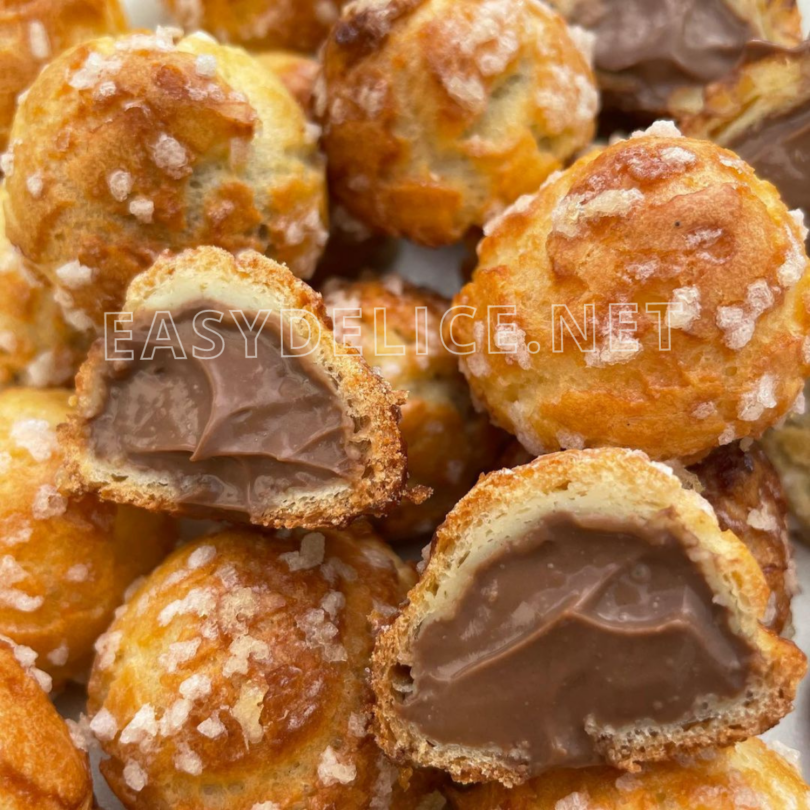 Chouquettes au chocolat