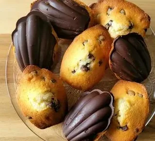 Madeleines en Coques de Chocolat