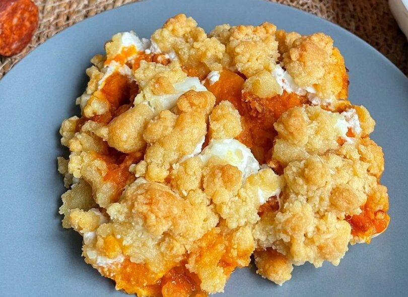 Crumble Butternut Chorizo et Chèvre