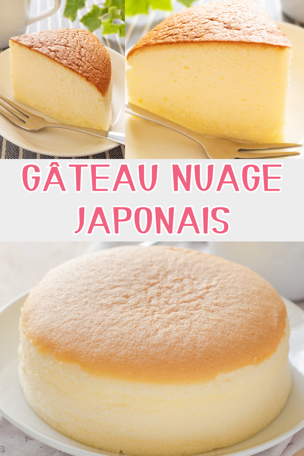 GÂTEAU NUAGE JAPONAIS - recette facile 