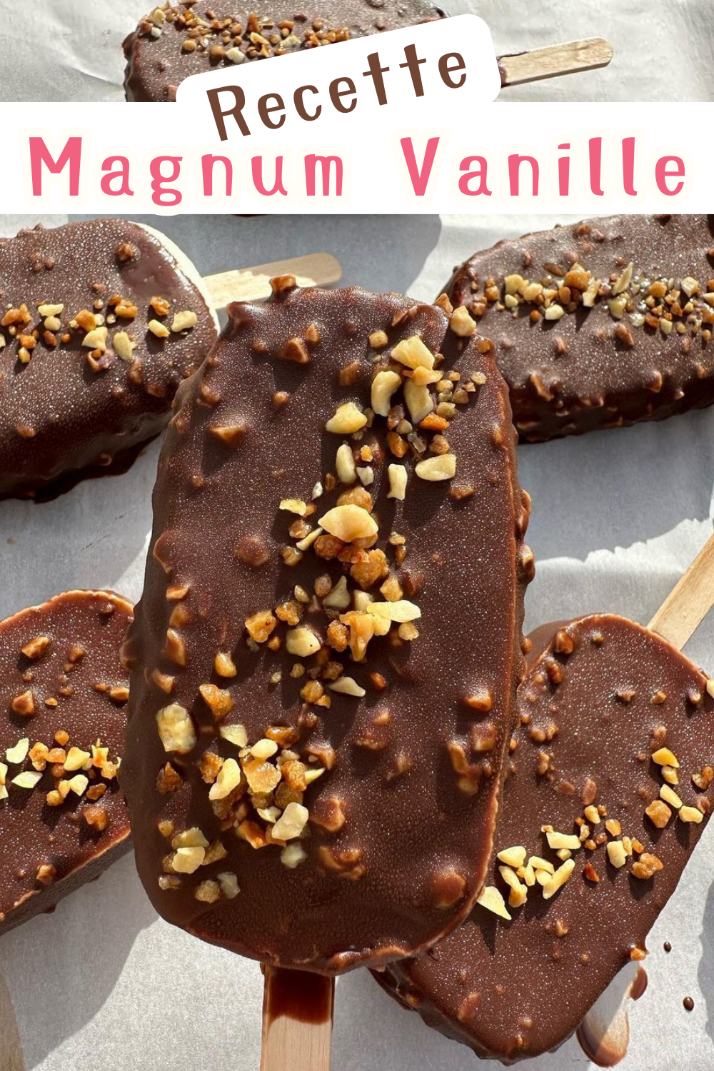 Magnum Vanille Maison - Recette Facile 