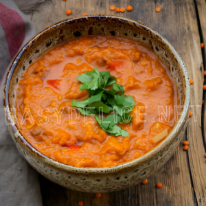 Dahl de lentilles corail - Recette indienne