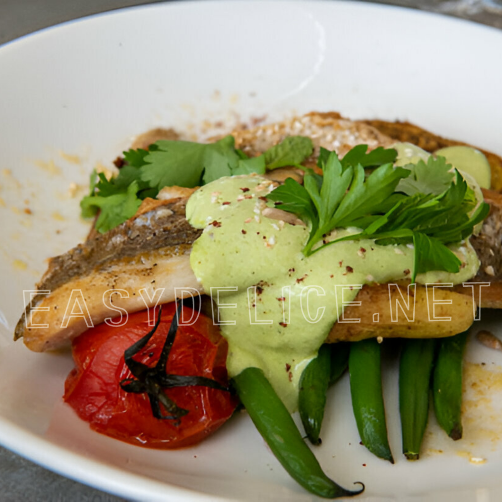 recette marmiton Poisson Grillé avec Salsa à l'Avocat