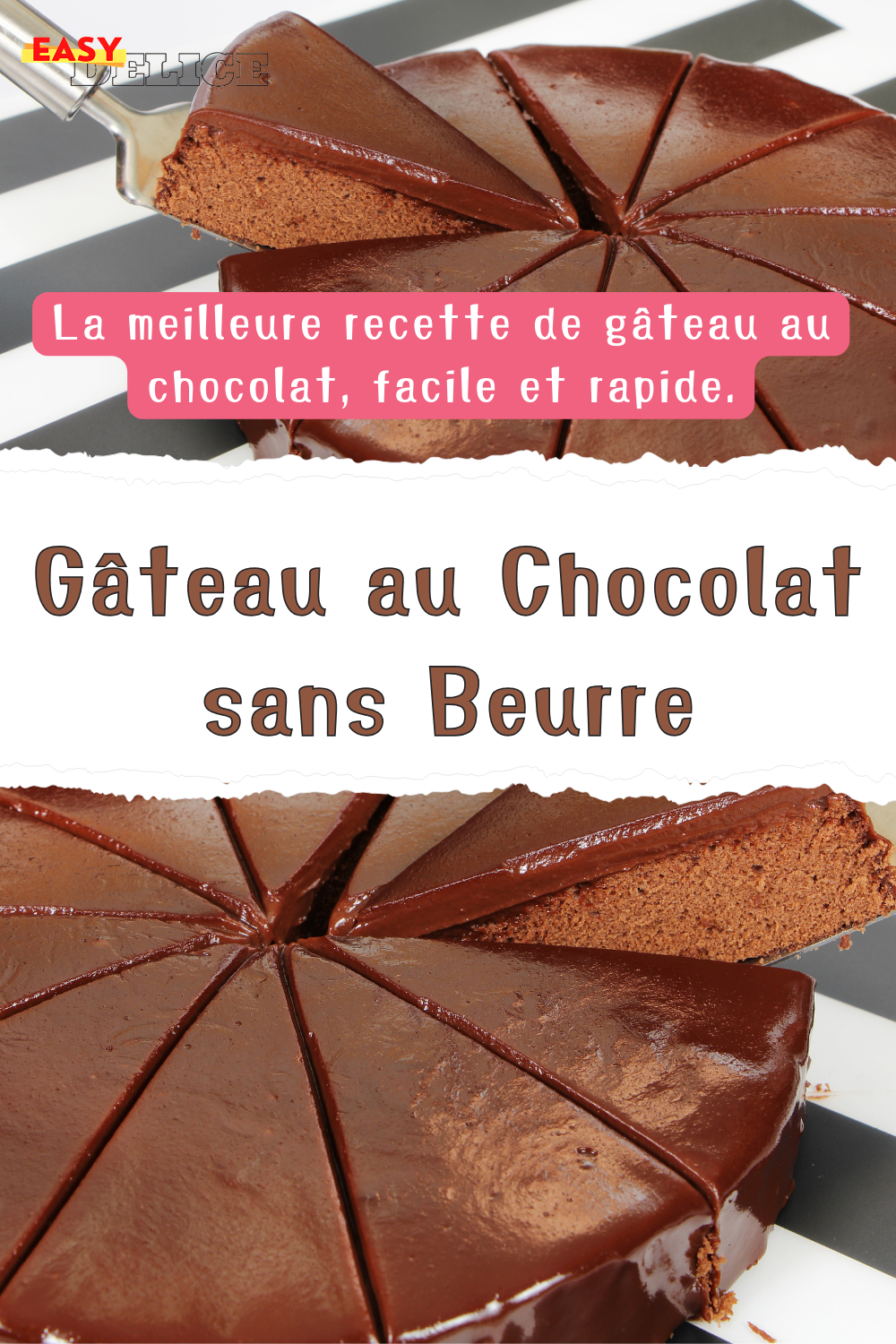 recette marmiton Gâteau au Chocolat sans Beurre