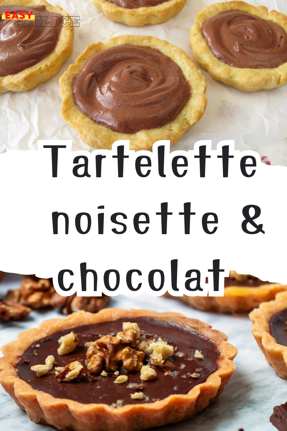 Tartelette noisette & chocolat 