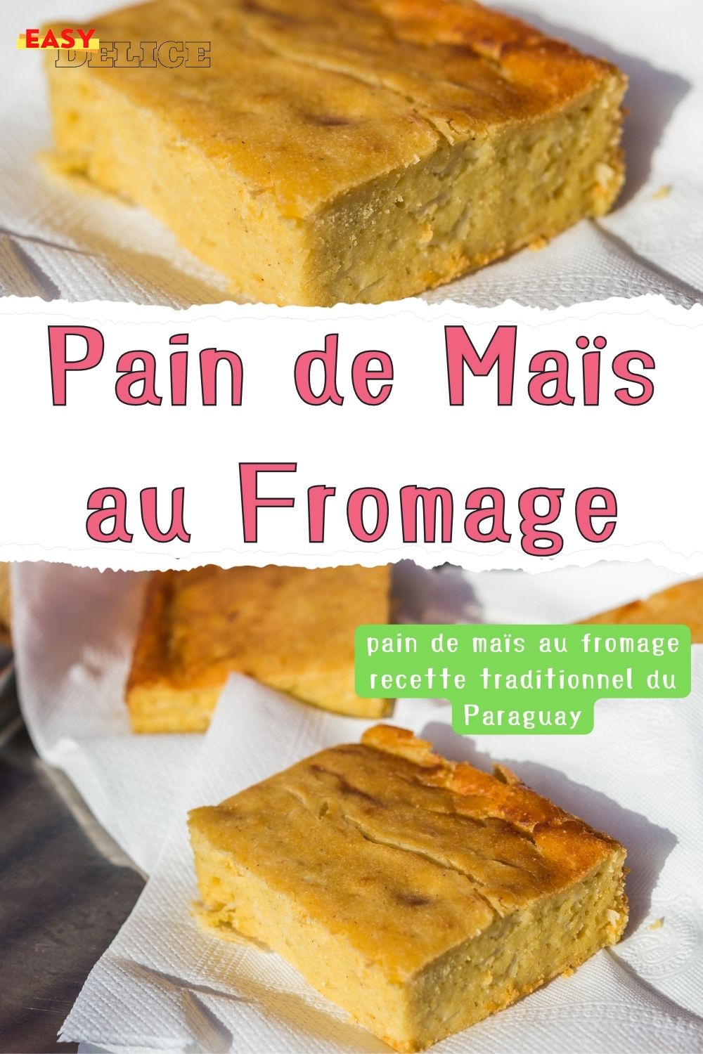 Pain de maïs au fromage Recette maison facile