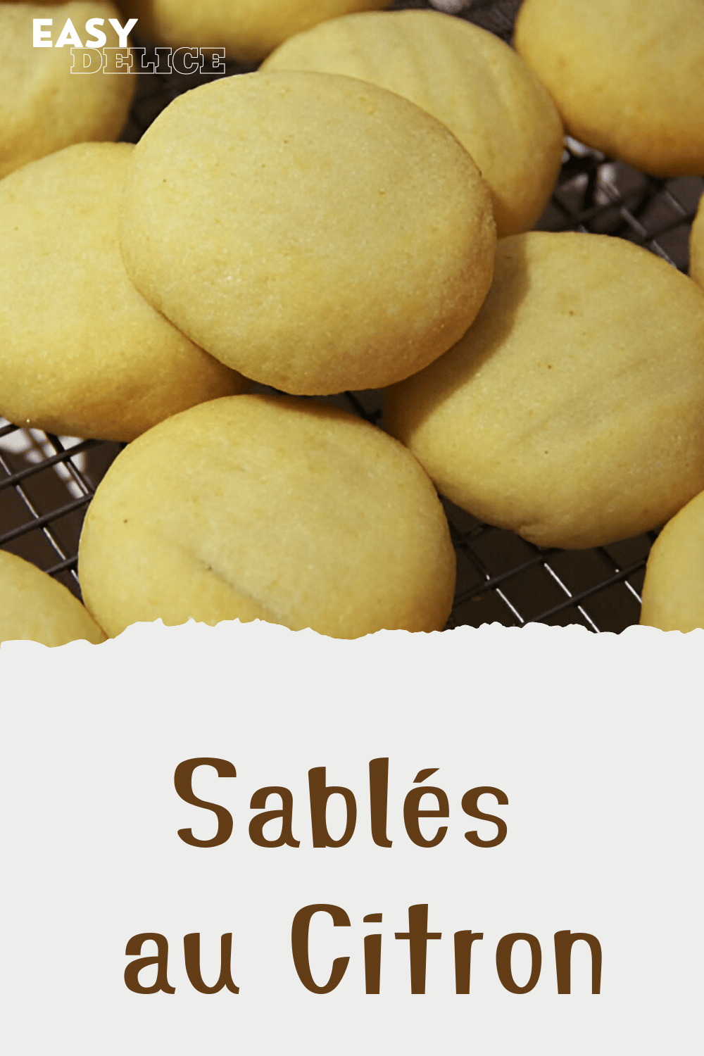 Sablés au Citron : Idée Recette Facile