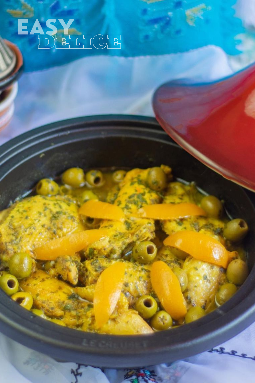 Tajine de Poulet aux Olives et Citron