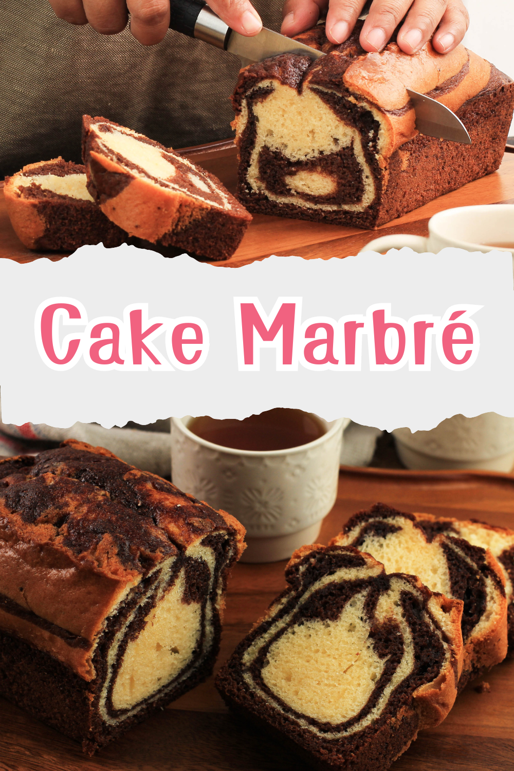 Recette marmiton Cake Marbré