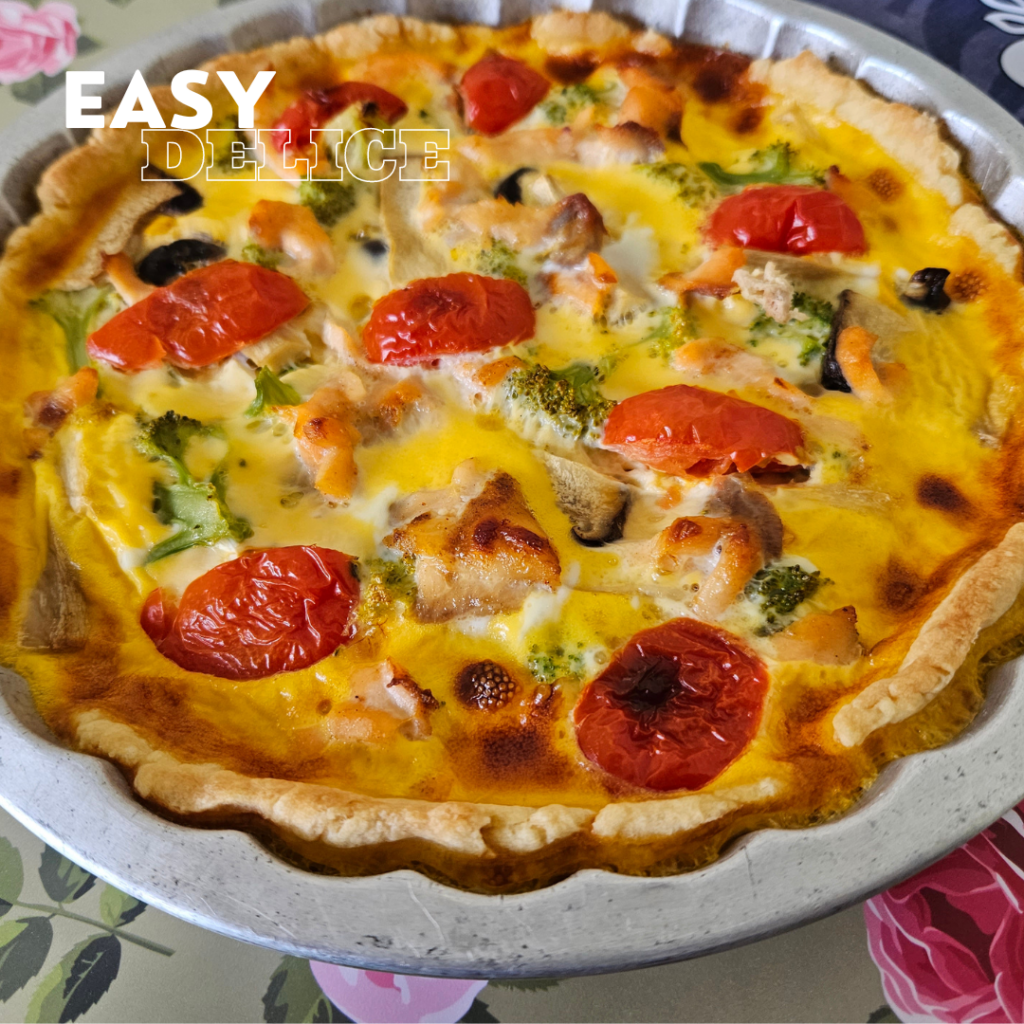 Quiche Sans Pâte aux Légumes