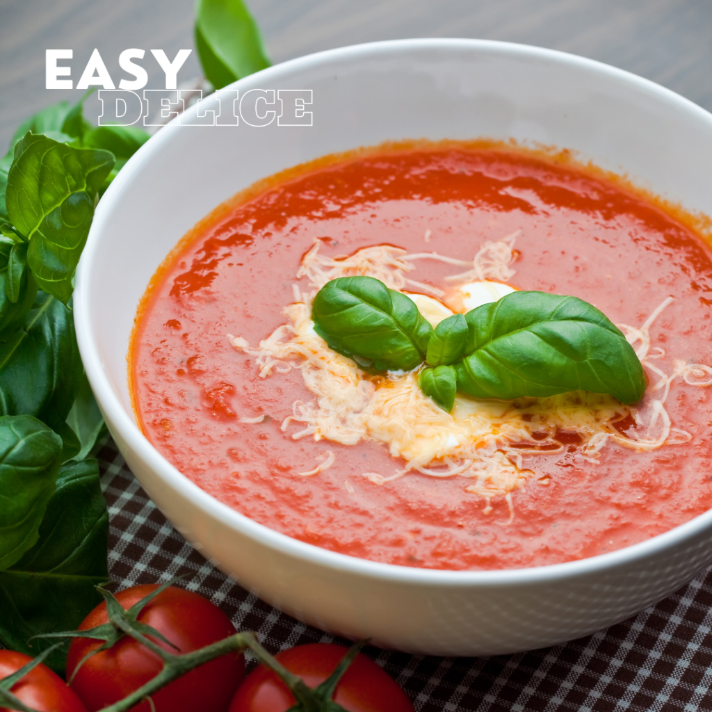 Soupe de Tomates et Basilic