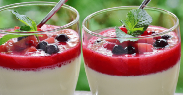 Panna Cotta aux Framboises