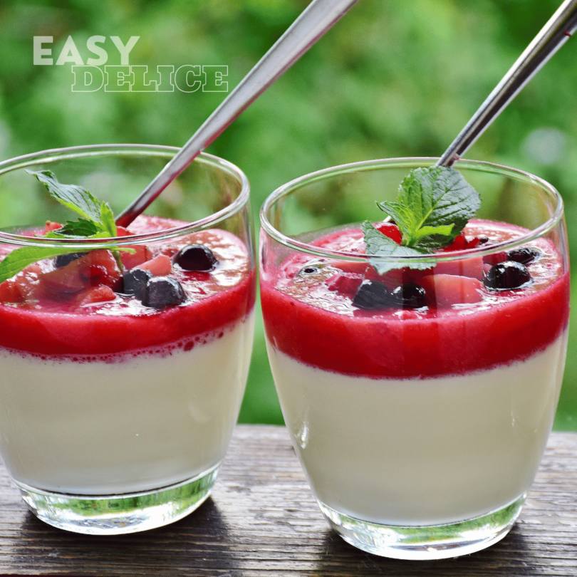 Panna Cotta aux Framboises