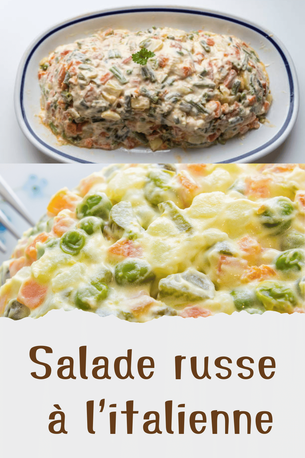 Salade russe à l'italienne
