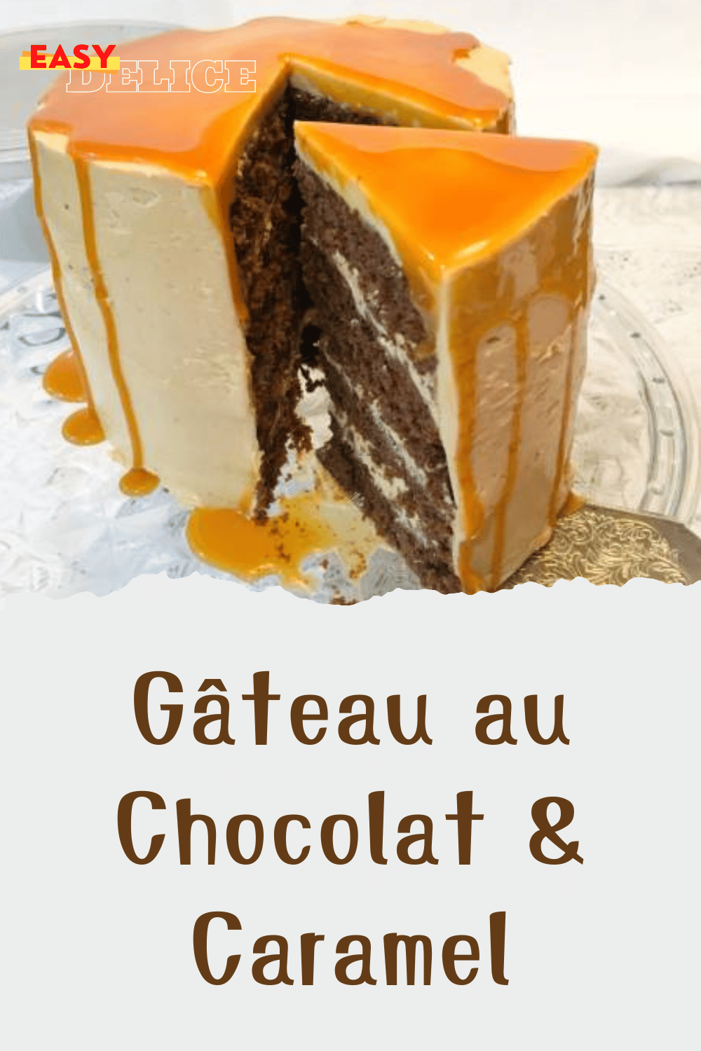 Gâteau au Chocolat et Crème au Beurre au Caramel