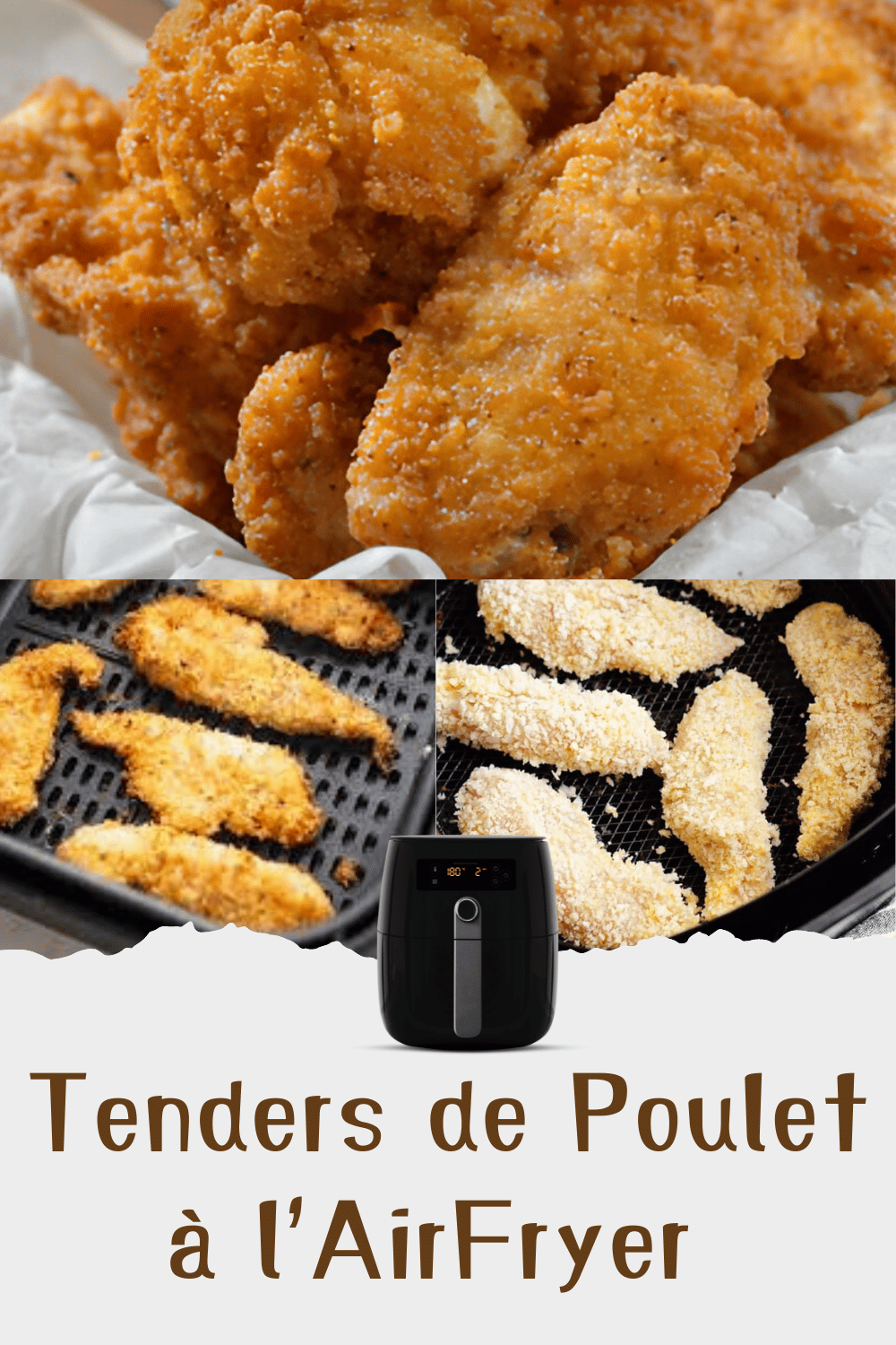 Recette marmiton Tenders de Poulet à l'Air Fryer