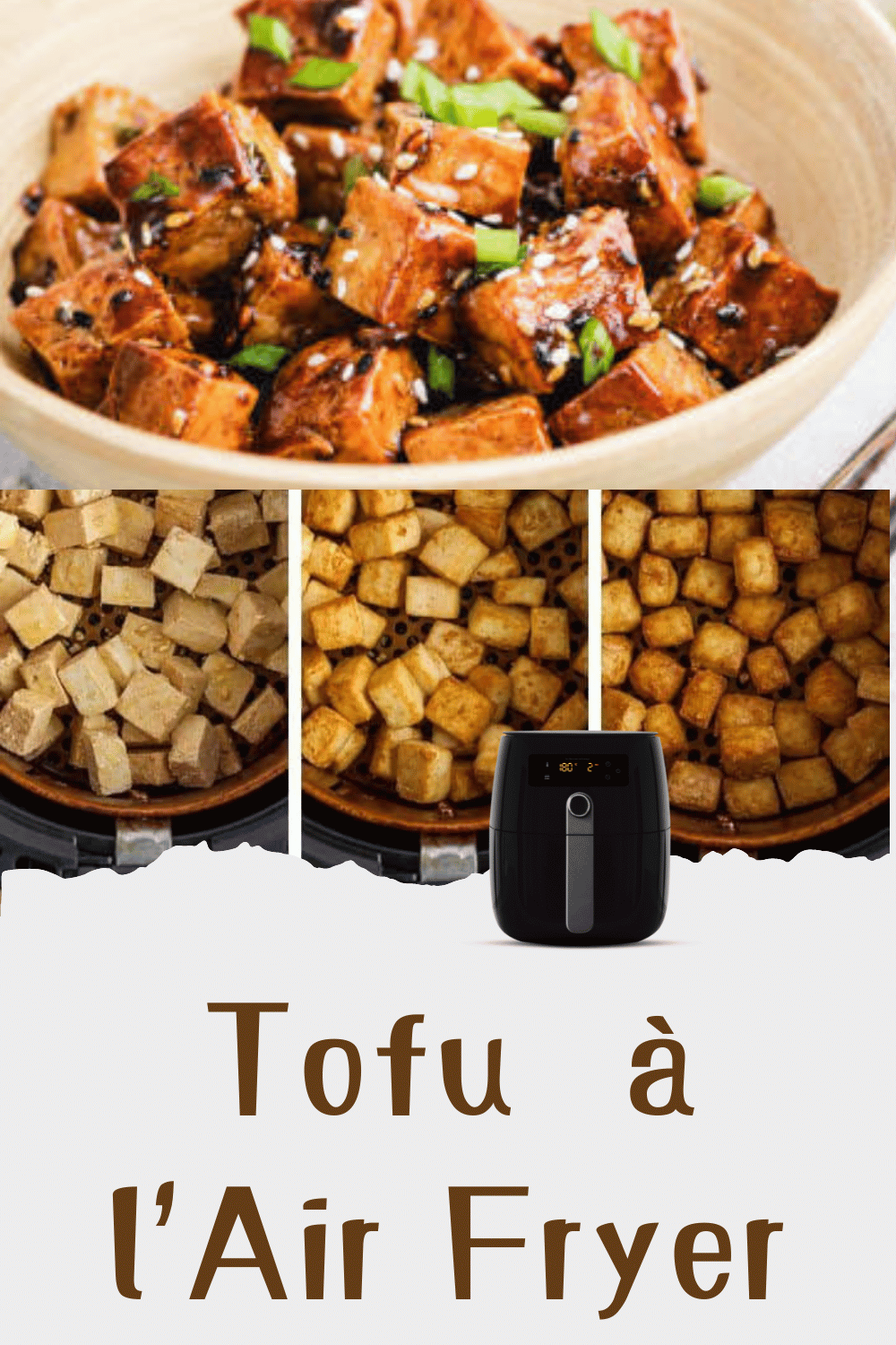 Tofu Croustillant à l'Air Fryer