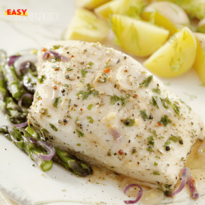 Filet de poisson grillé et sauce pesto