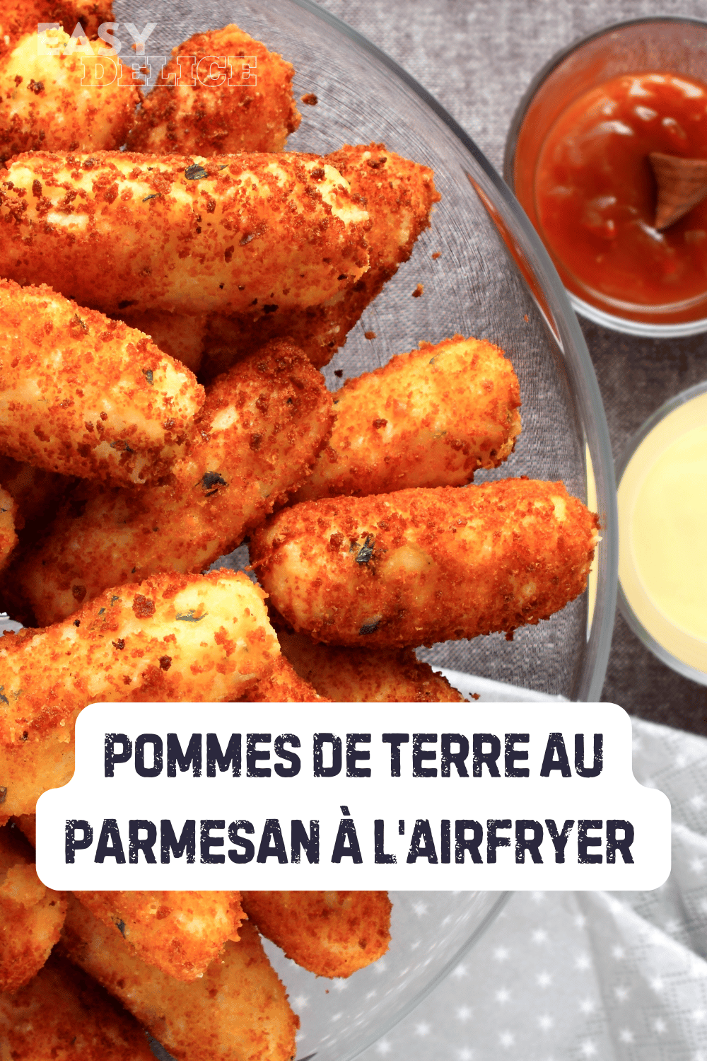 Pommes de Terre au Parmesan à l'Airfryer 