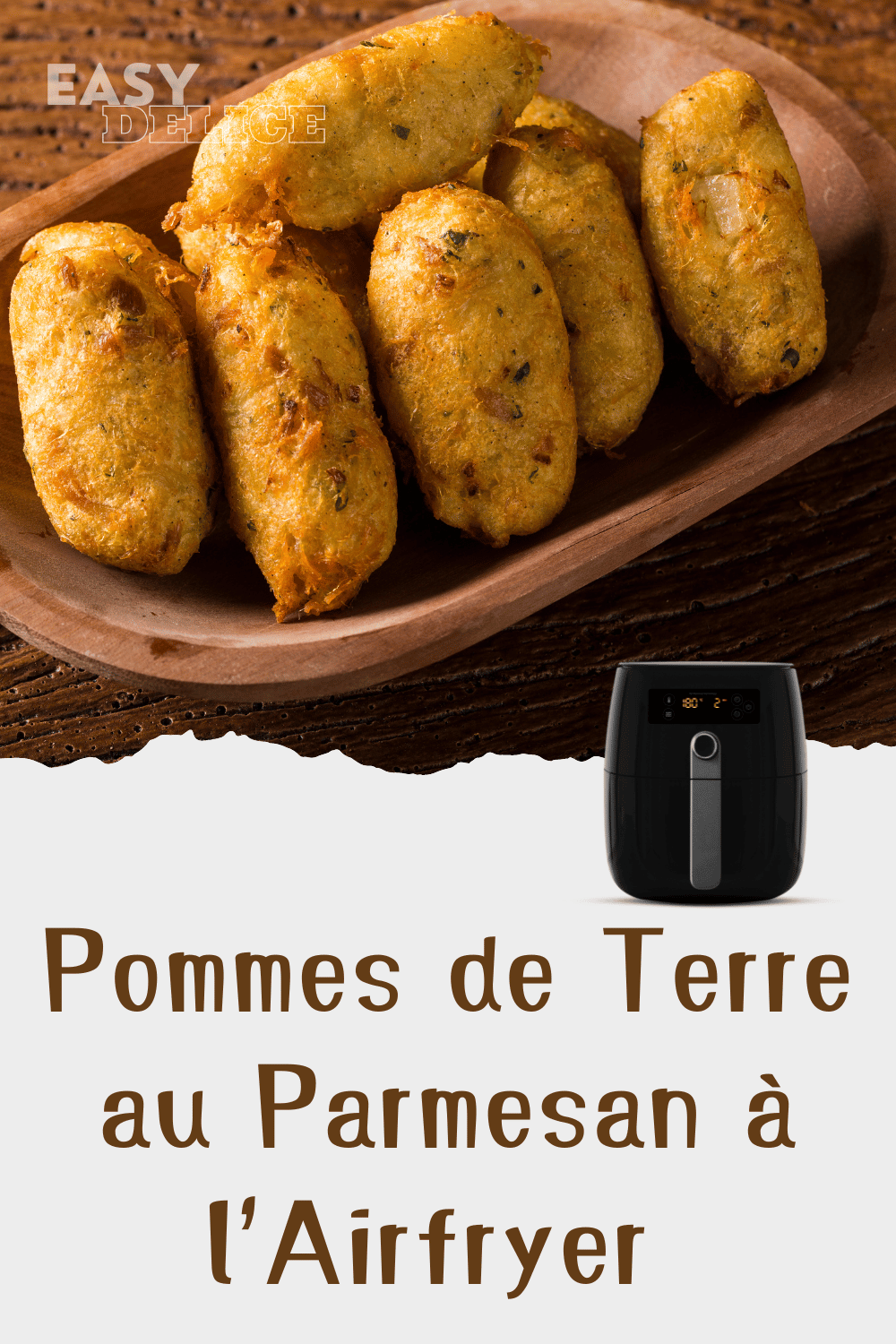 Pommes de Terre au Parmesan à l'Airfryer 