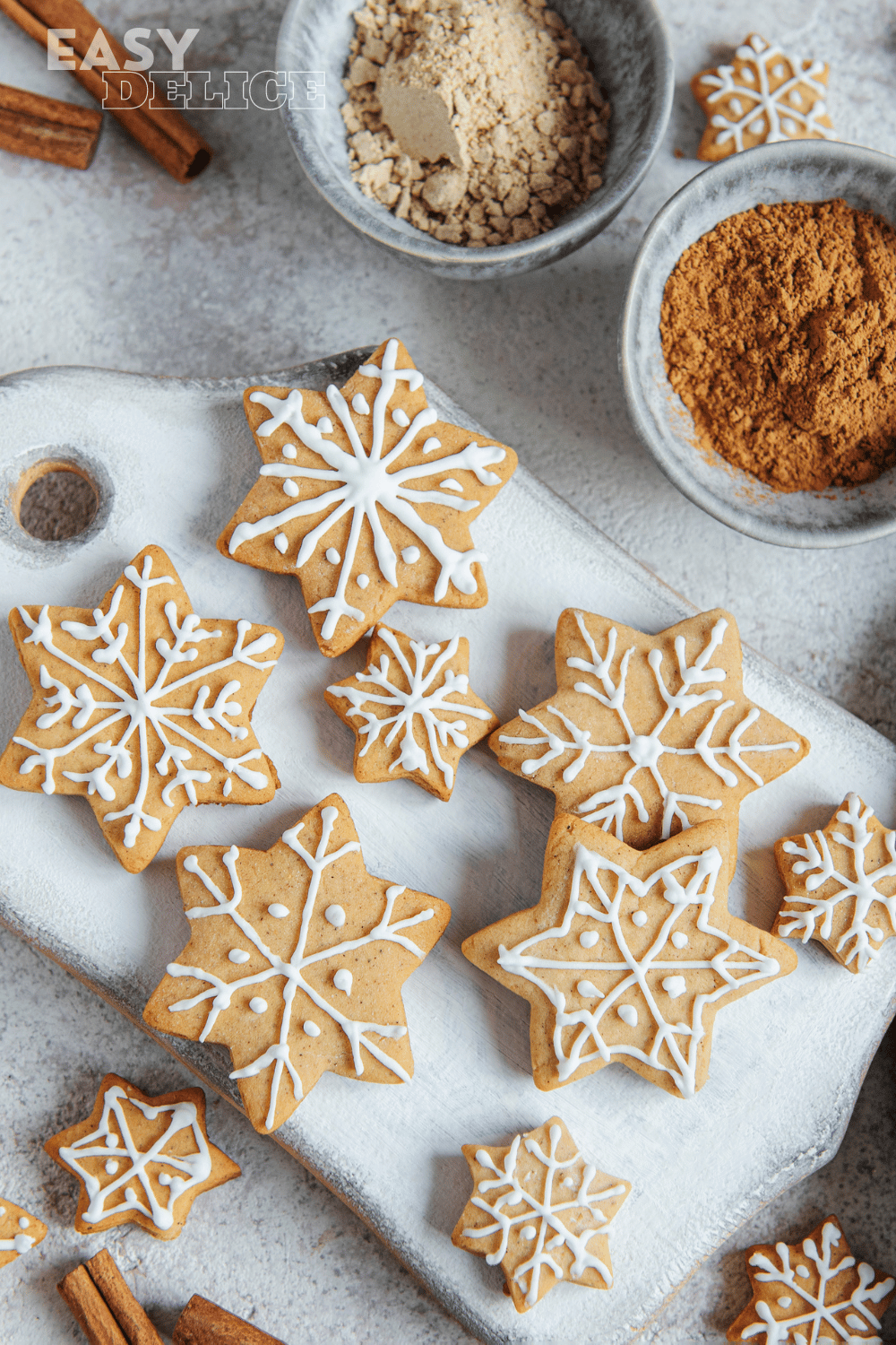 Biscuits De Noël À La Cannelle (+ Glaçage)