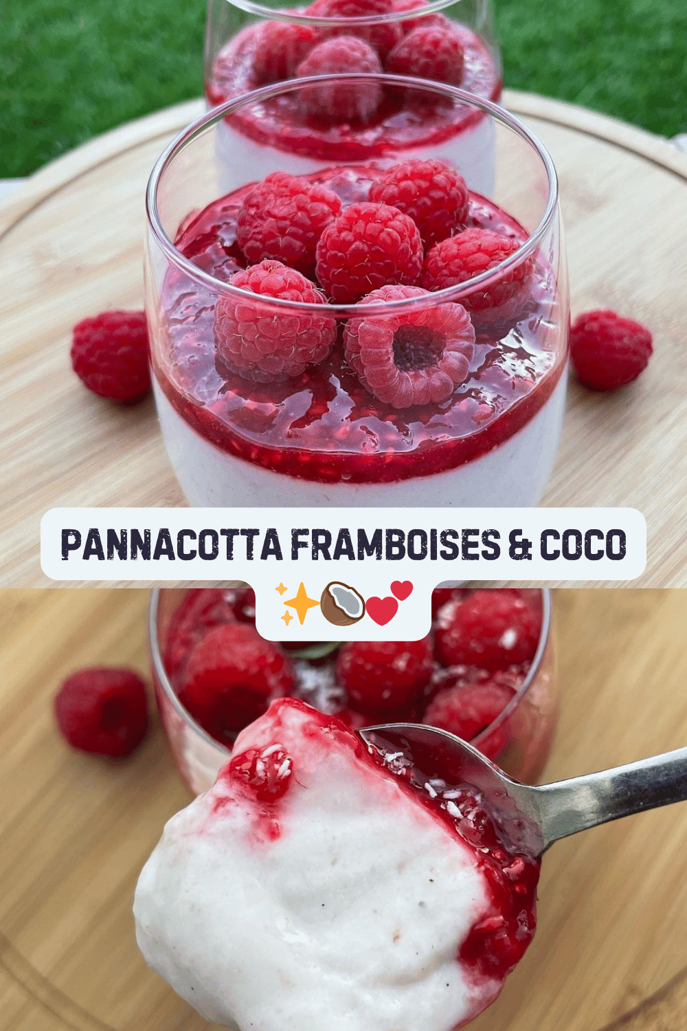 Pannacotta Framboises & Coco