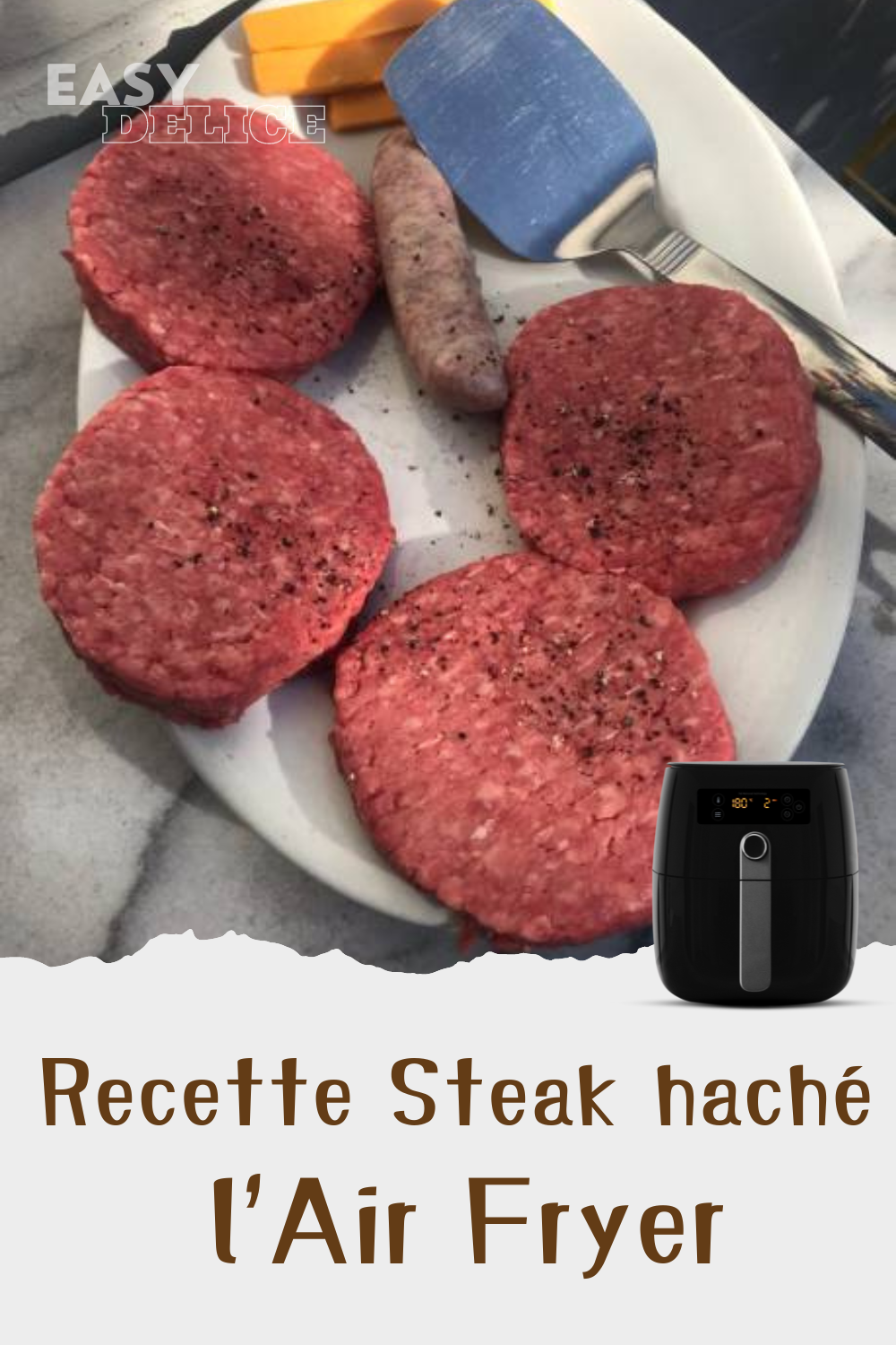 Steak haché au Airfryer
