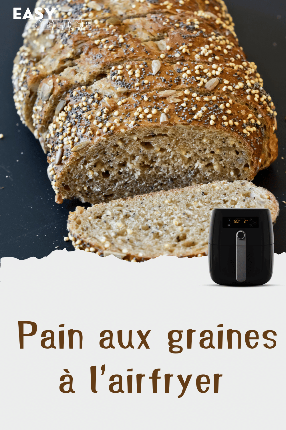 Pain aux graines a L'airfryer