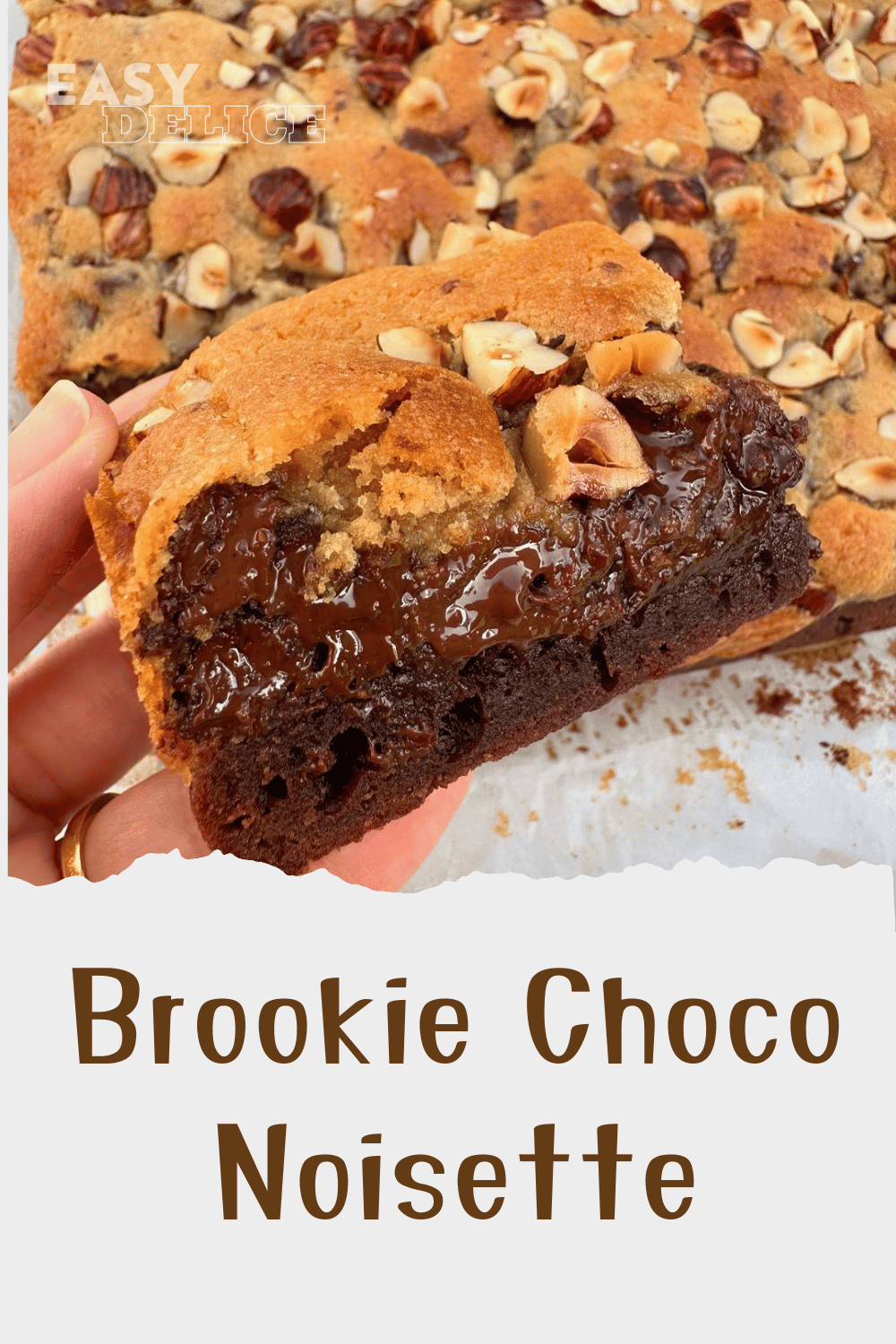 Recette facile : Brookie Choco Noisette