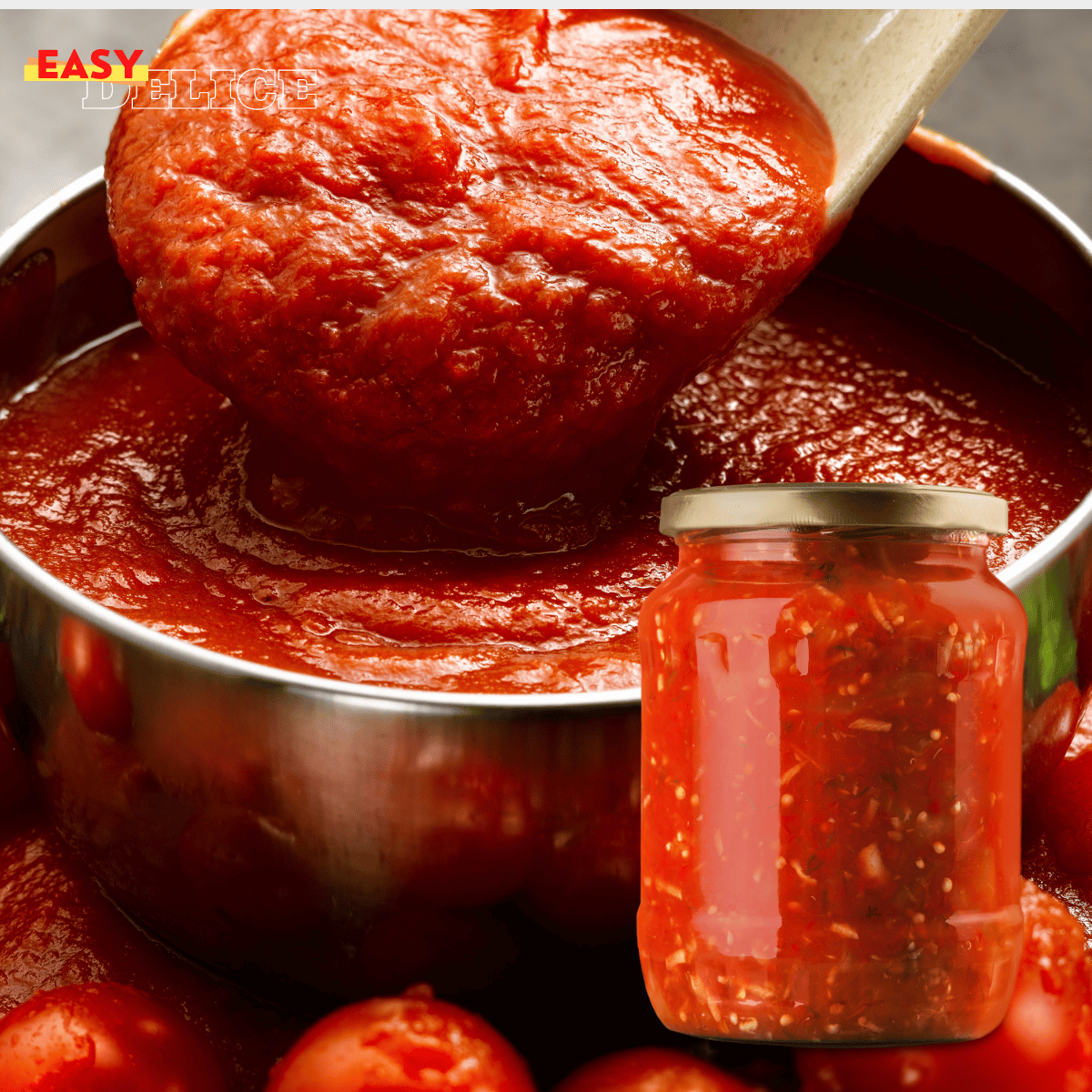 Sauce Tomate Maison EasyD lice Recettes Faciles Et Gourmandes