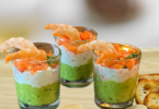 recette de noel Verrines aux avocats et crevettes