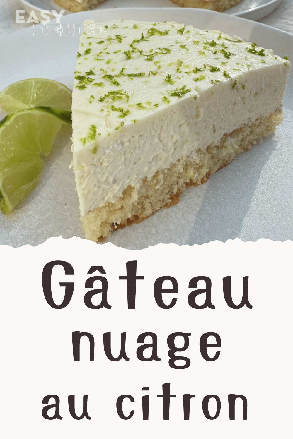 Gâteau Nuage au Citron