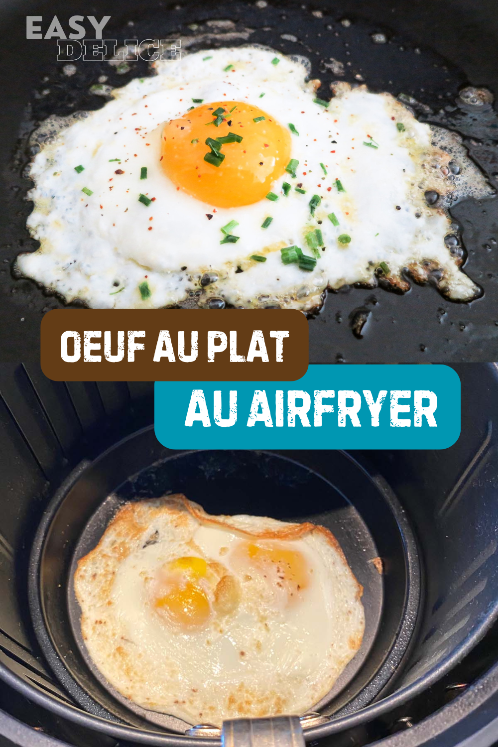 Oeuf au plat au Airfryer