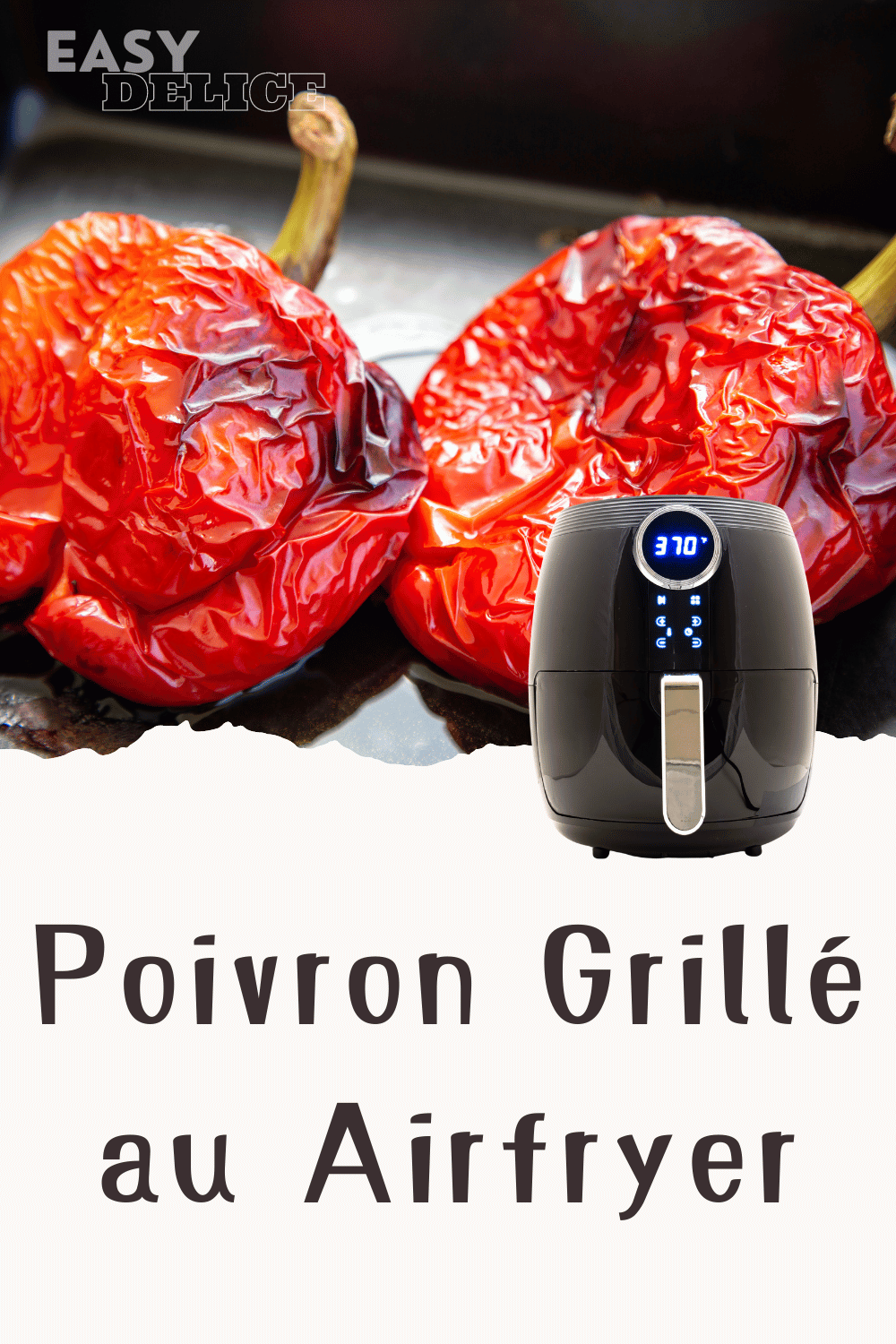 Poivron Grillé au Airfryer