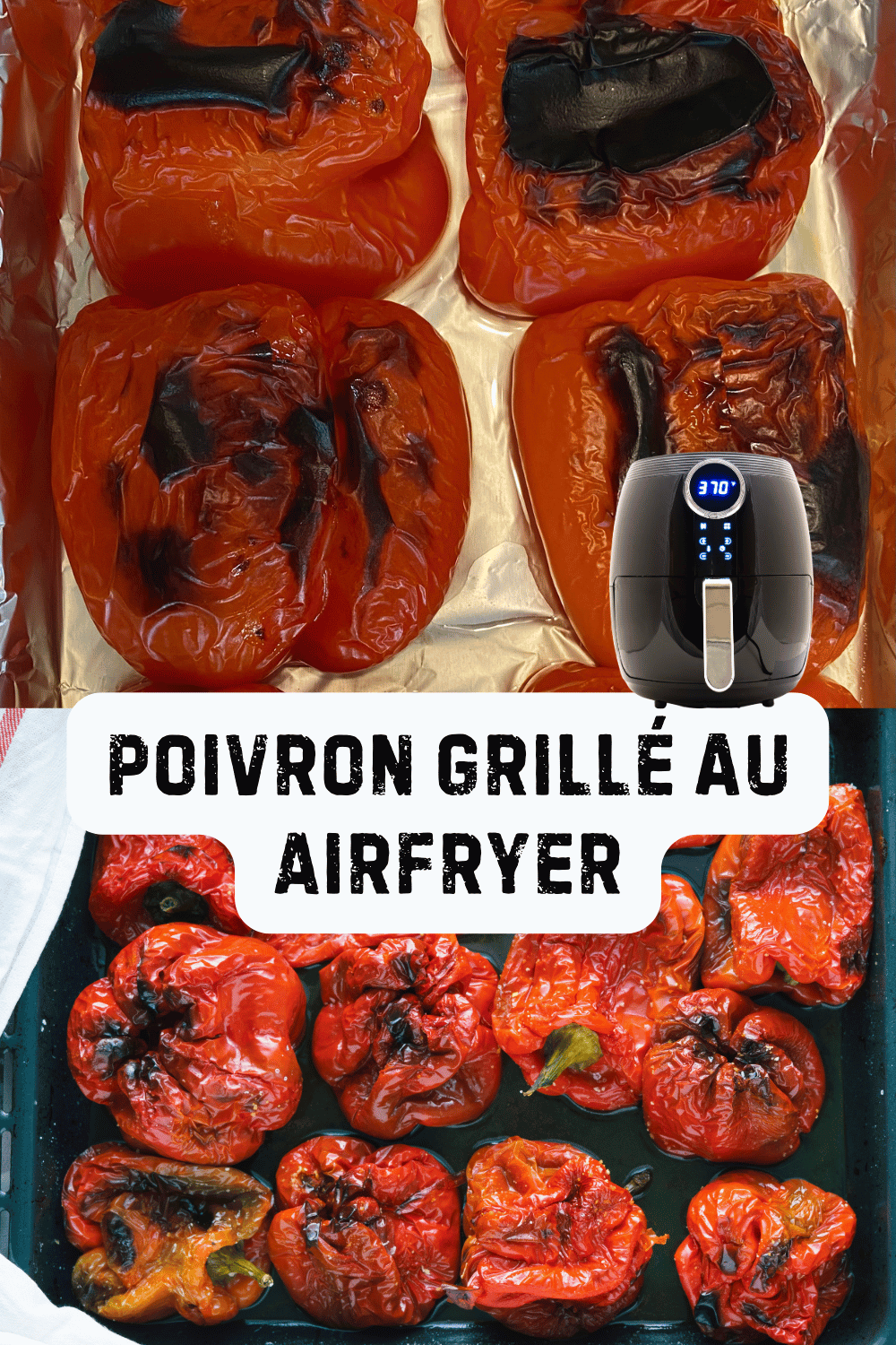 Poivron Grillé au Airfryer