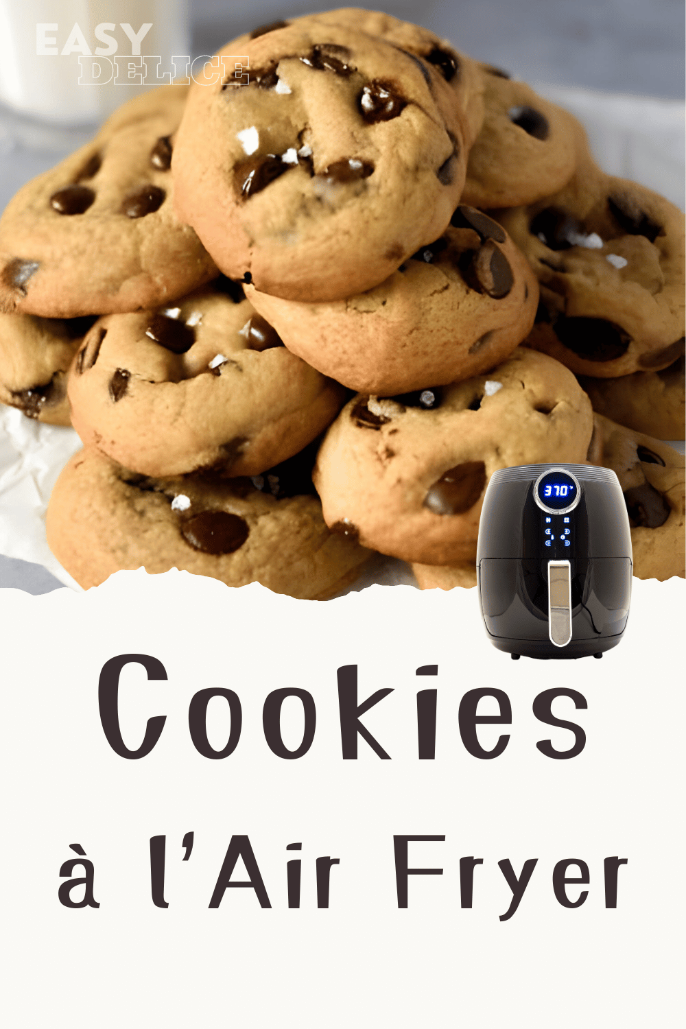 Cookies aux Pépites de Chocolat à l'Air Fryer