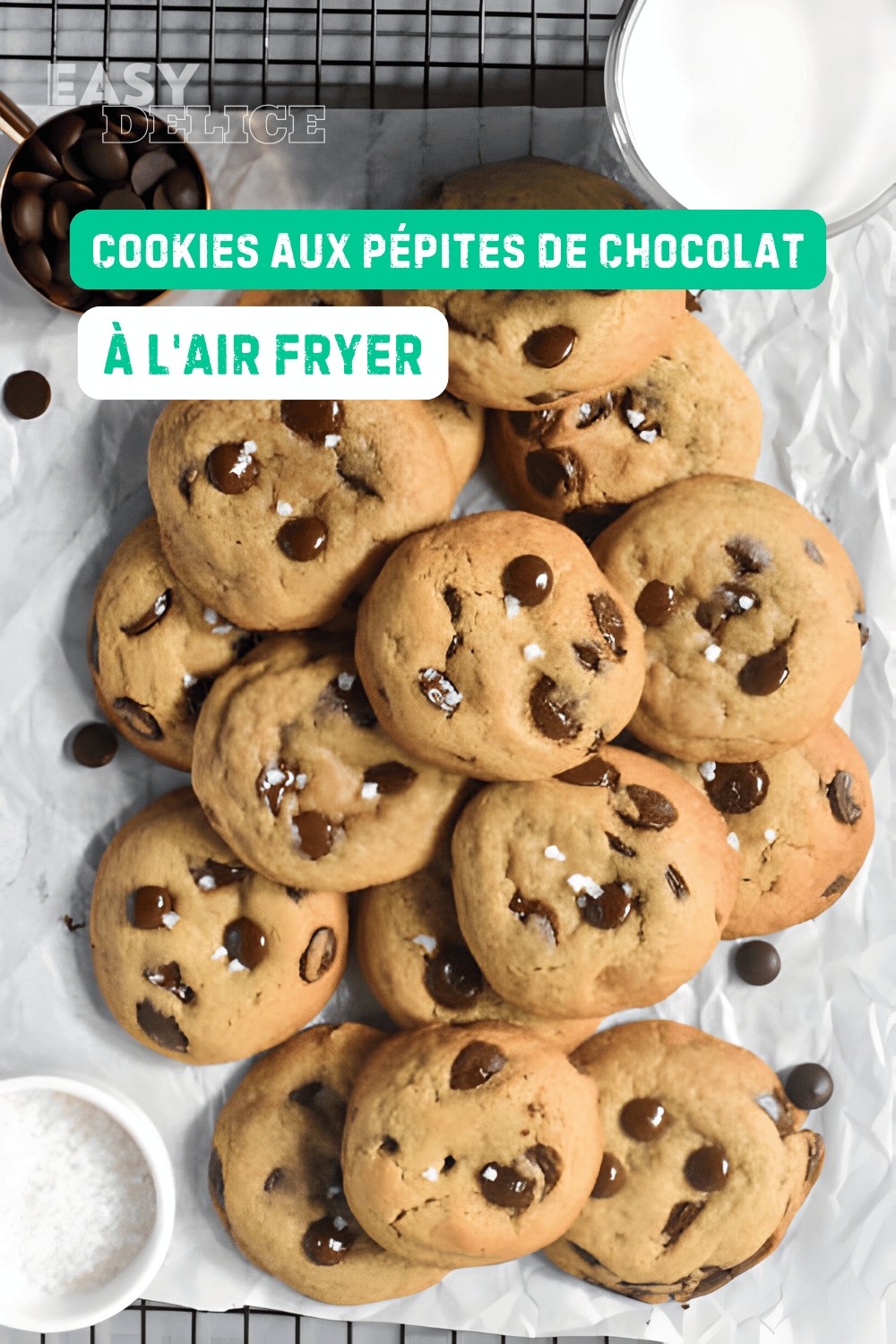 Cookies aux Pépites de Chocolat à l'Air Fryer