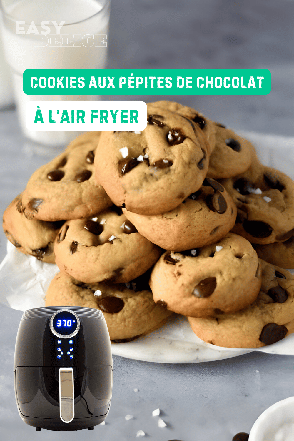 Cookies aux Pépites de Chocolat à l'Air Fryer