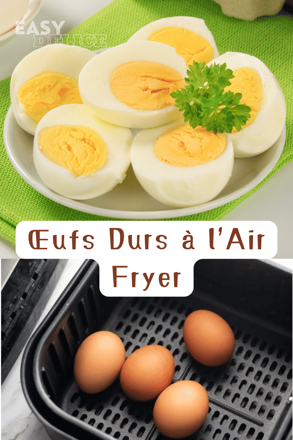 Œufs Durs à l'Air Fryer