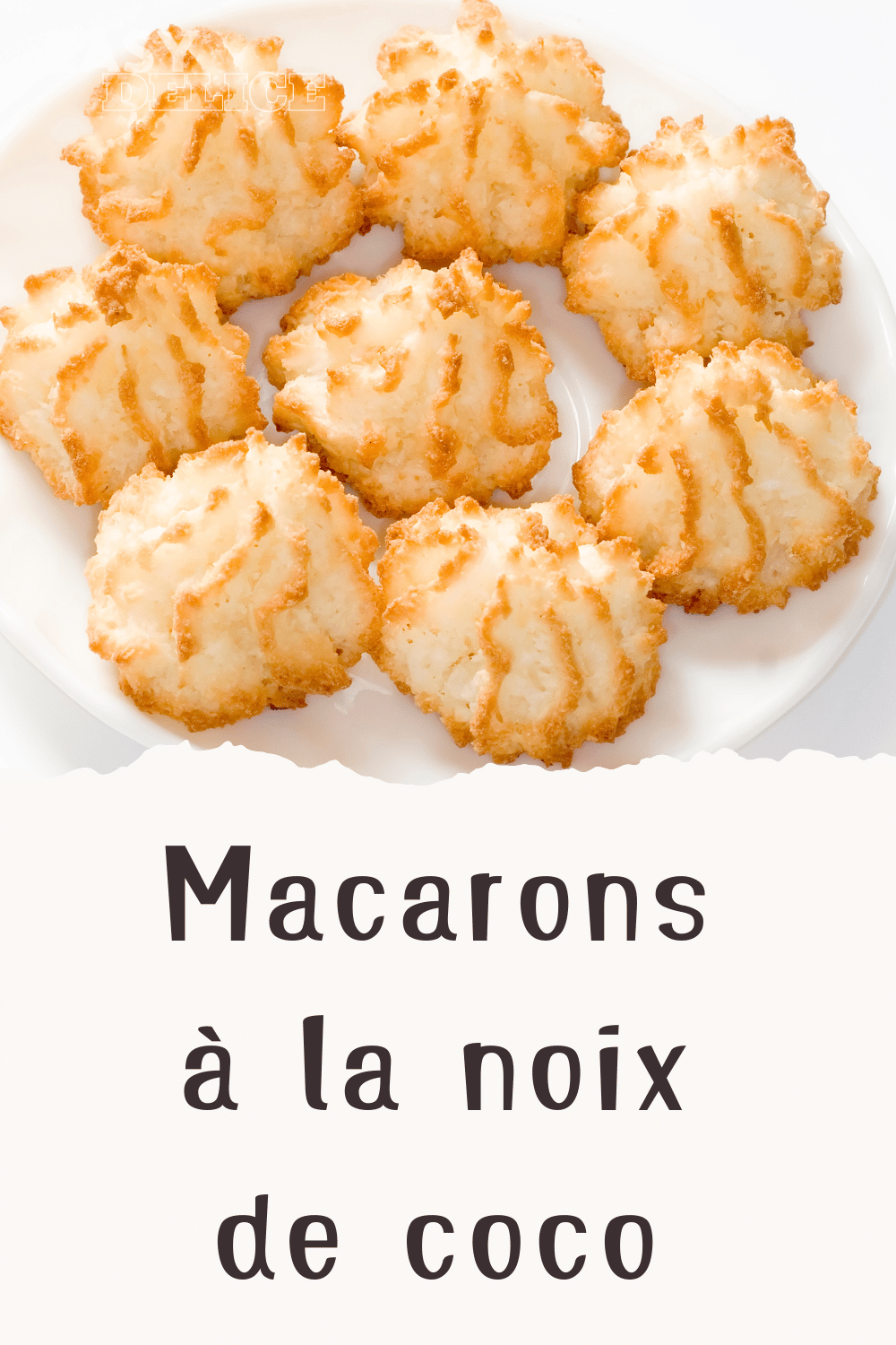 Macarons à la noix de coco