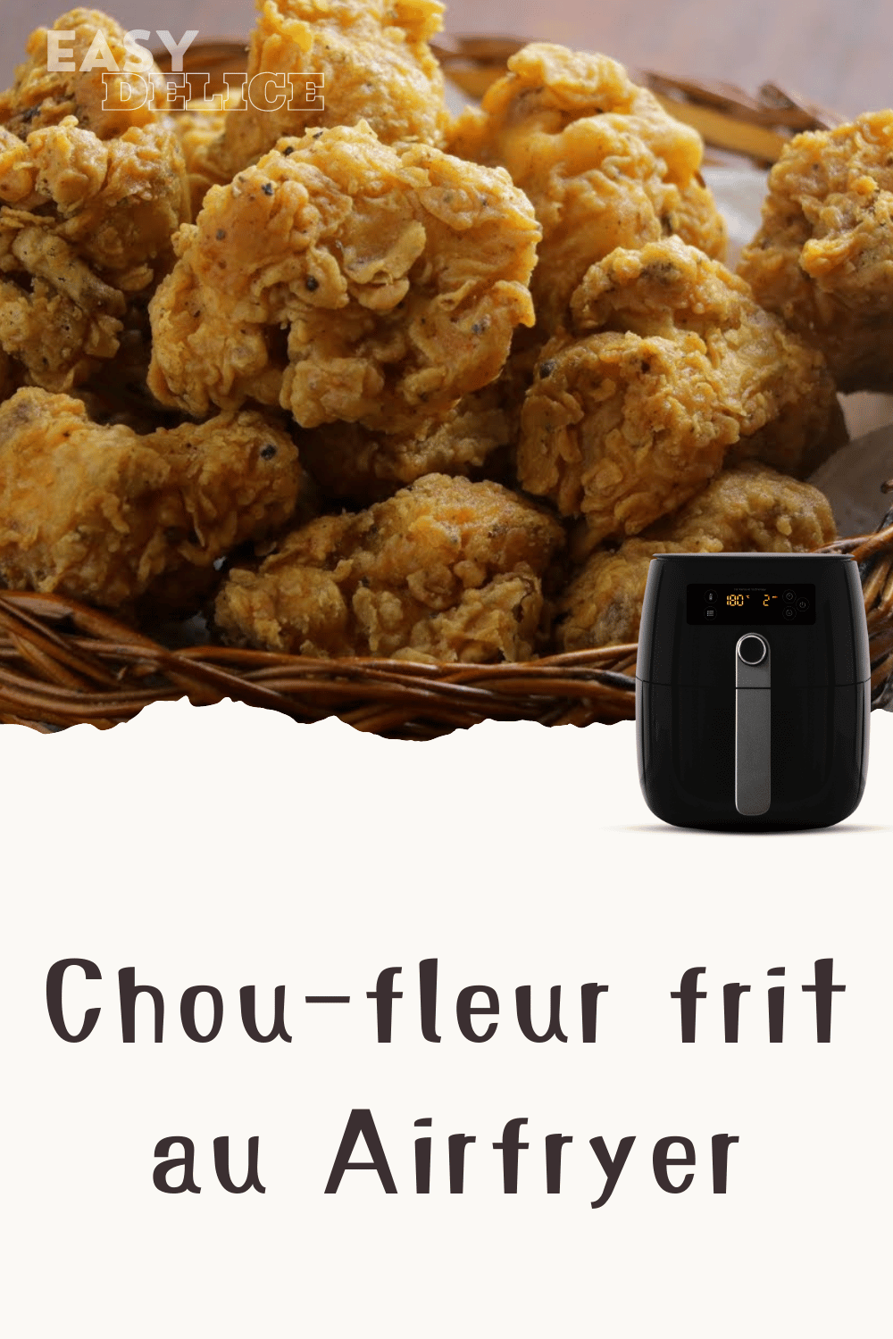 chou-fleur frit au Airfryer