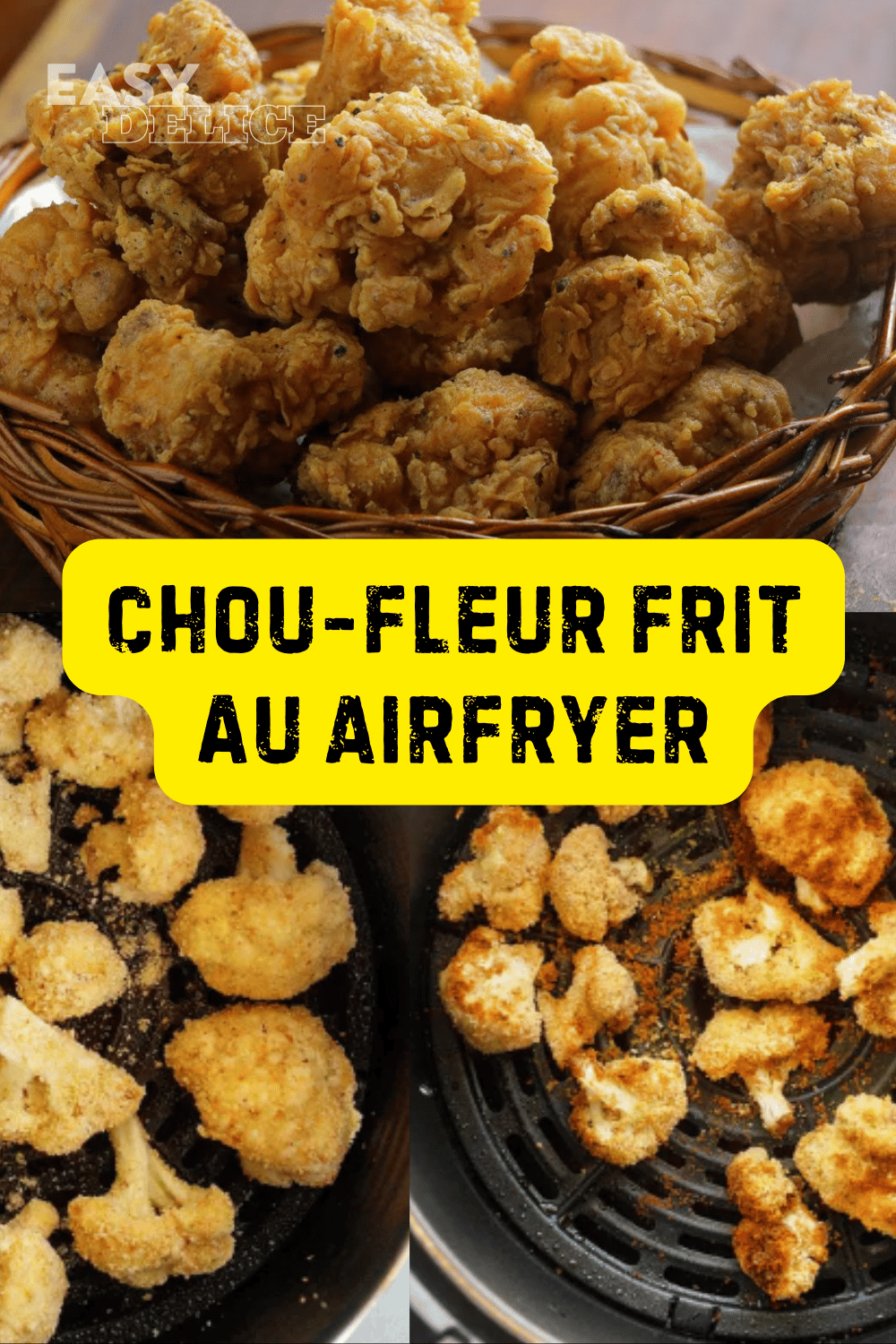 chou-fleur frit au Airfryer