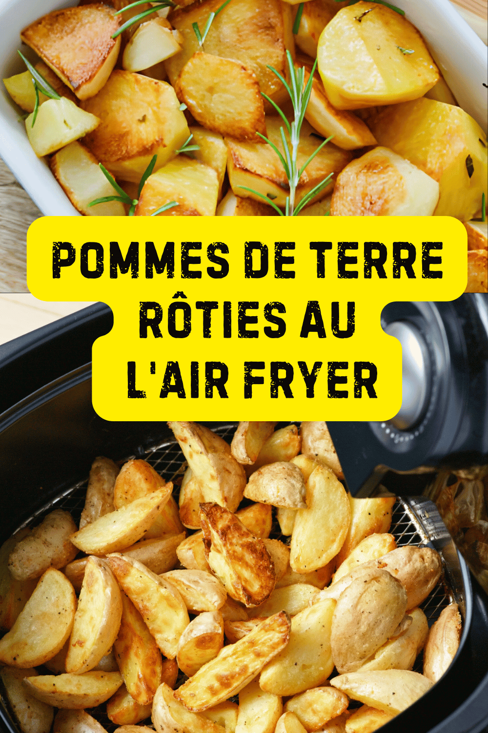 Pommes de Terre Rôties au l'Air Fryer