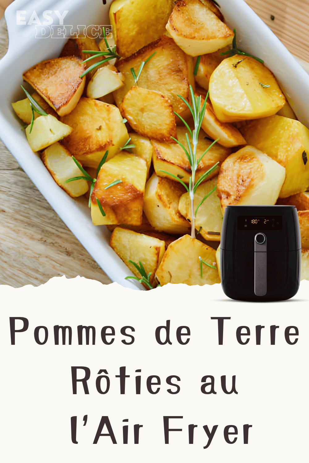 Pommes de Terre Rôties au l'Air Fryer