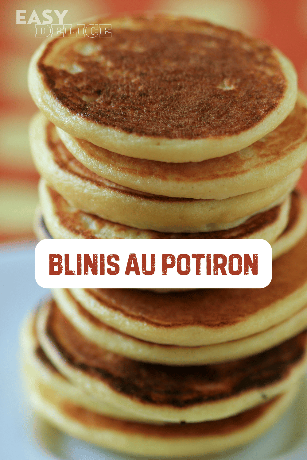 Blinis au potiron et lait fermenté