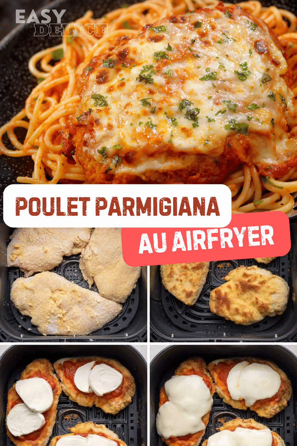 Poulet Parmigiana à l'Air Fryer